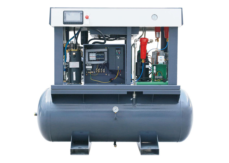 Industrial portable rotary screw air compressor 11kw15HP 8 10 16bar 1.08m3/min all in one compressor aircompressor price