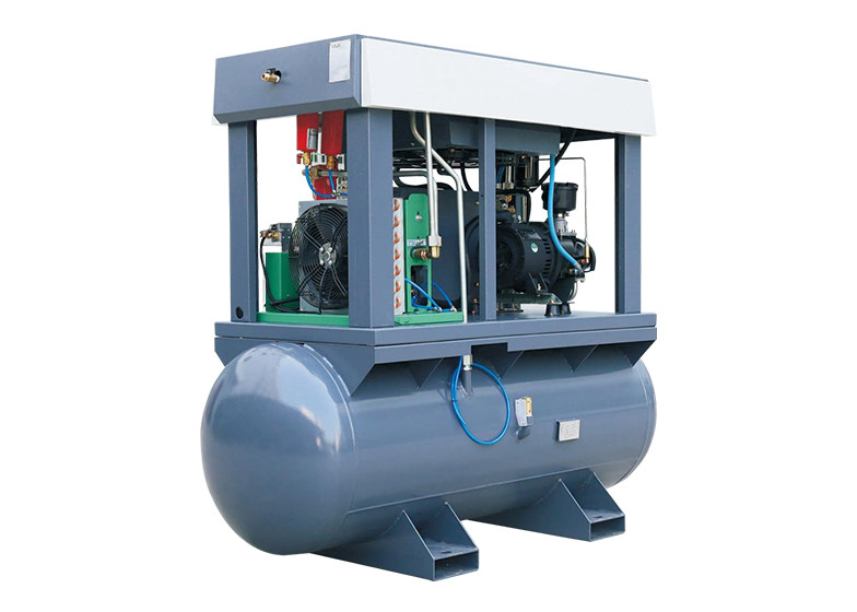 10hp 7.5kw 1.06m3/min rotary screw compressor 60 80 gallon air compressor with air compressor air dryer