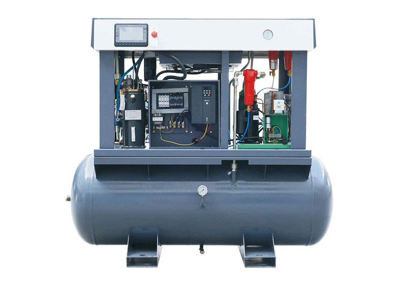Original Factory 10hp 7.5kw 30cfm Laser Cutting Rotary Screw combined Air Compressor With Air Dryer