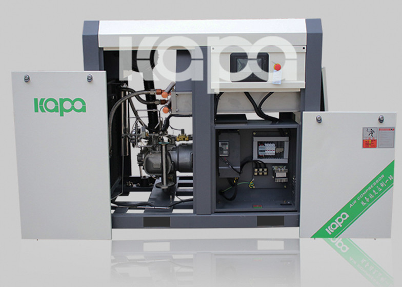7.5kw 10hp 1.0m3/min 8bar Dry Oil Free Silent Industring Screw Air Compressor 1000*750*1100mm