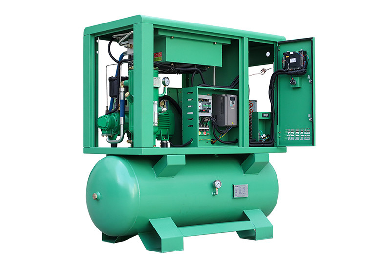 Screw compressor 15KW 20HP 1.67m3/min 16Bar Smart Inverter with controlled with Base Storage Tank,Dryer and Line Filters