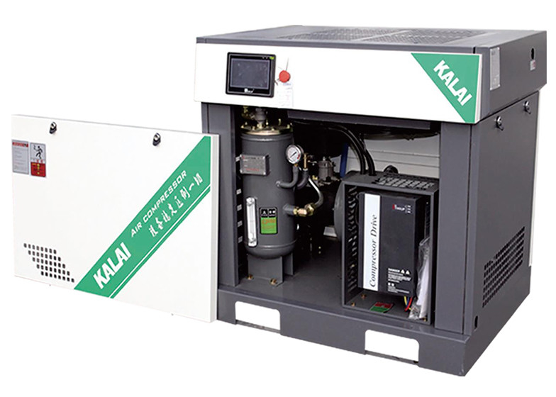 60HP Best Quiet Industrial Air Compressor  7.1m3/min 0.8Mpa Rotary Screw Air Compressor 1463*1060*1315