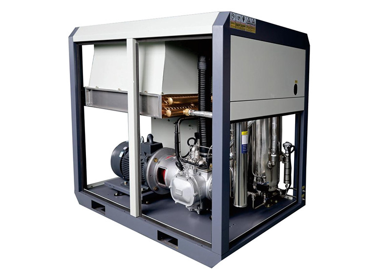 15KW Ultra Quiet Oil Free Rotary Screw Air Compressor 2.5m3/min VFD 20 hp Air Compressor
