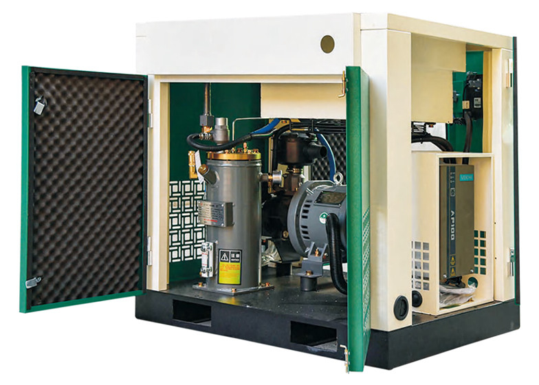 Screw Air Compressor Manufacturers For Sales Silent type Portable Rotary Screw Air Compressor 11KW 15HP 1.63m3/min